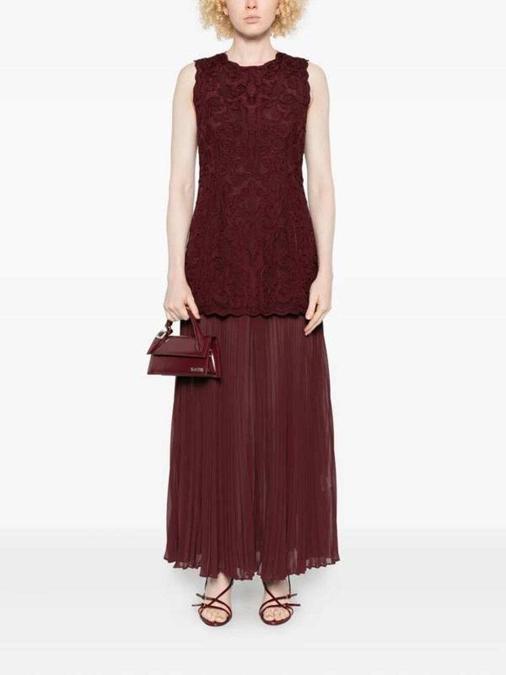 Ulla Johnson Auryn Sleeveless Midi Dress in Mahogany 0